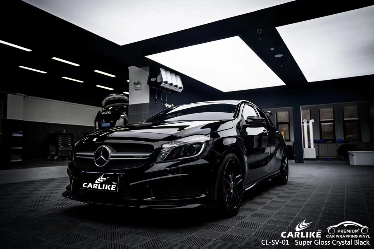 CL-SV-01 super gloss crystal black vinyl sticker paper for MERCEDES-BENZ Marikina Philippines