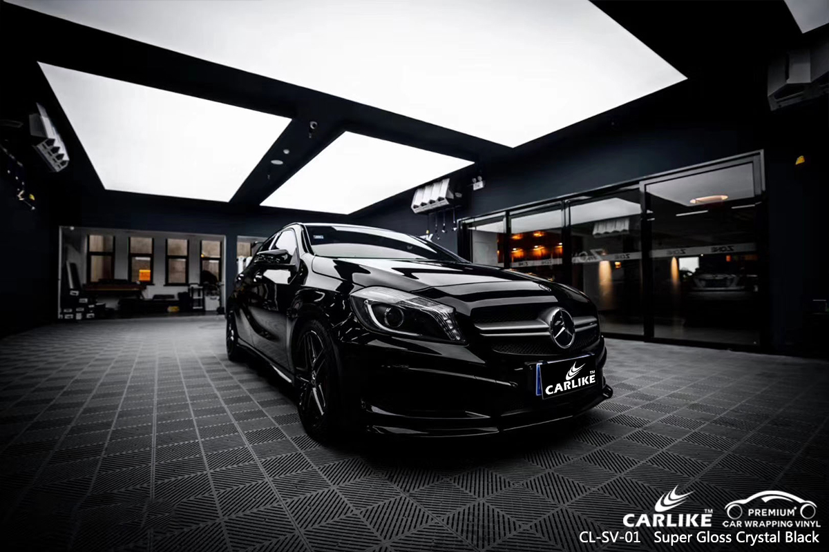 CL-SV-01 super gloss crystal black vinyl sticker paper for MERCEDES-BENZ Marikina Philippines