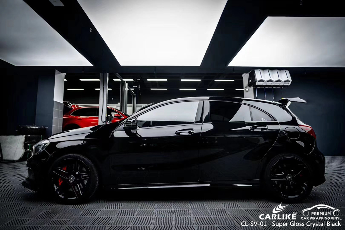 CL-SV-01 super gloss crystal black vinyl sticker paper for MERCEDES-BENZ Marikina Philippines
