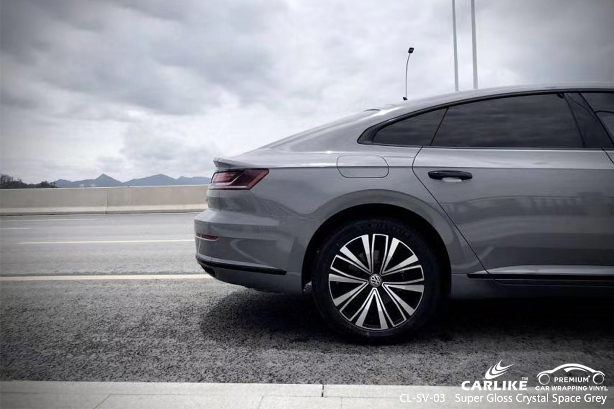 CL-SV-03 super gloss crystal space grey high gloss vinyl wrap for VOLKSWAGEN Mersin Turkey