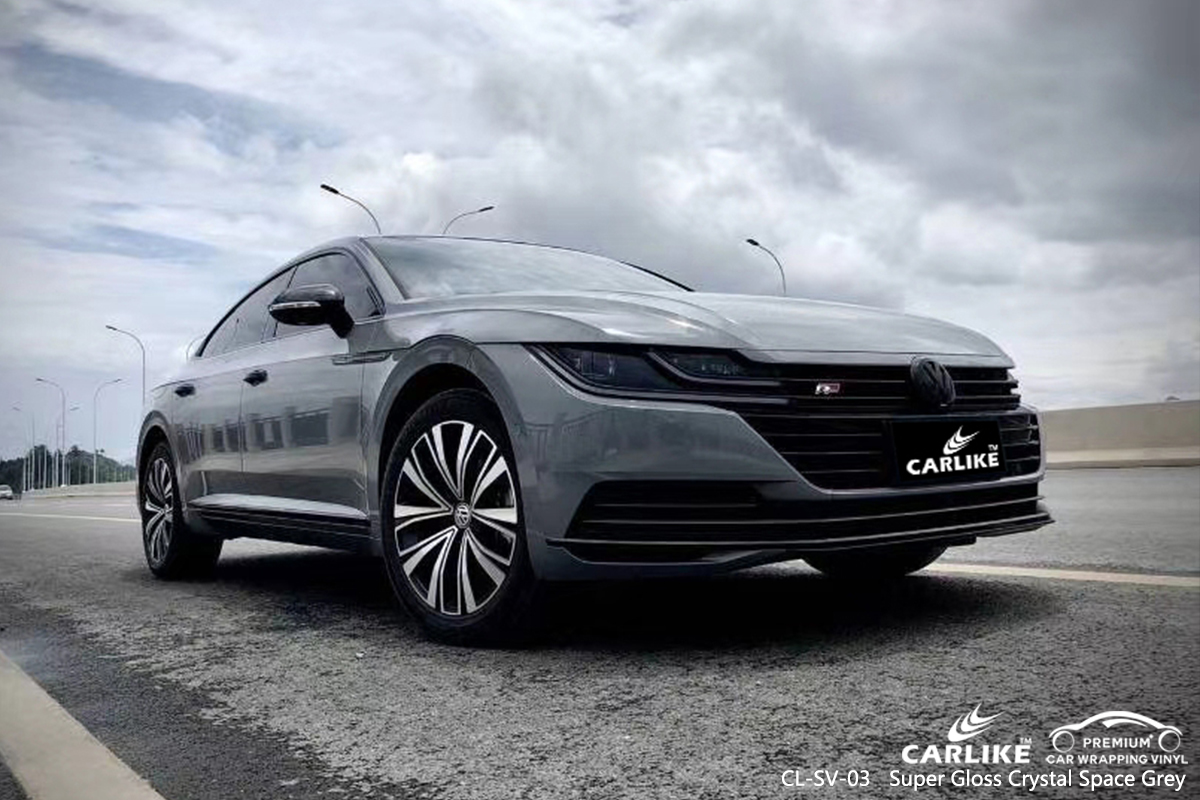 CL-SV-03 super gloss crystal space grey high gloss vinyl wrap for VOLKSWAGEN Mersin Turkey