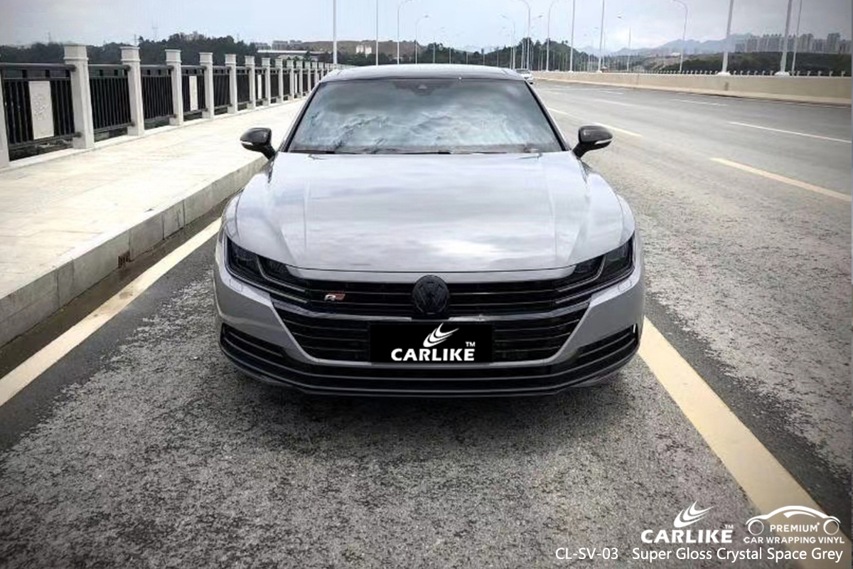 CL-SV-03 super gloss crystal space grey high gloss vinyl wrap for VOLKSWAGEN Mersin Turkey
