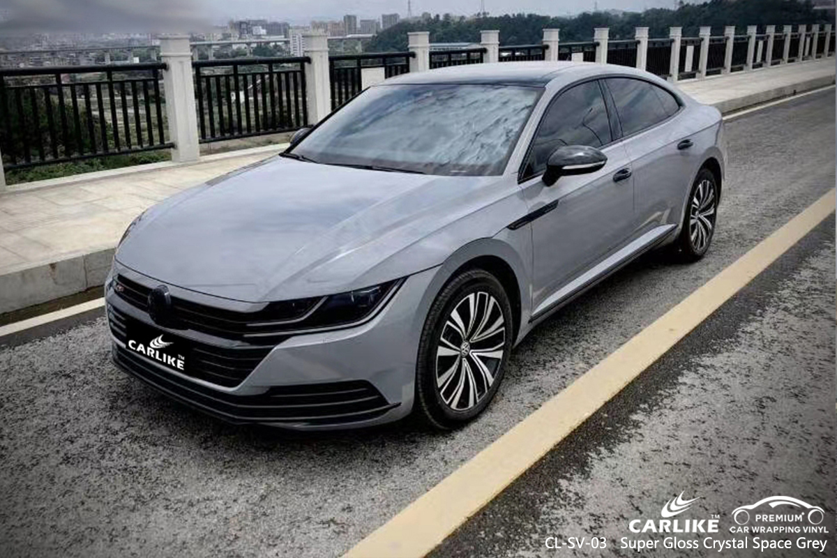 CL-SV-03 super gloss crystal space grey high gloss vinyl wrap for VOLKSWAGEN Mersin Turkey