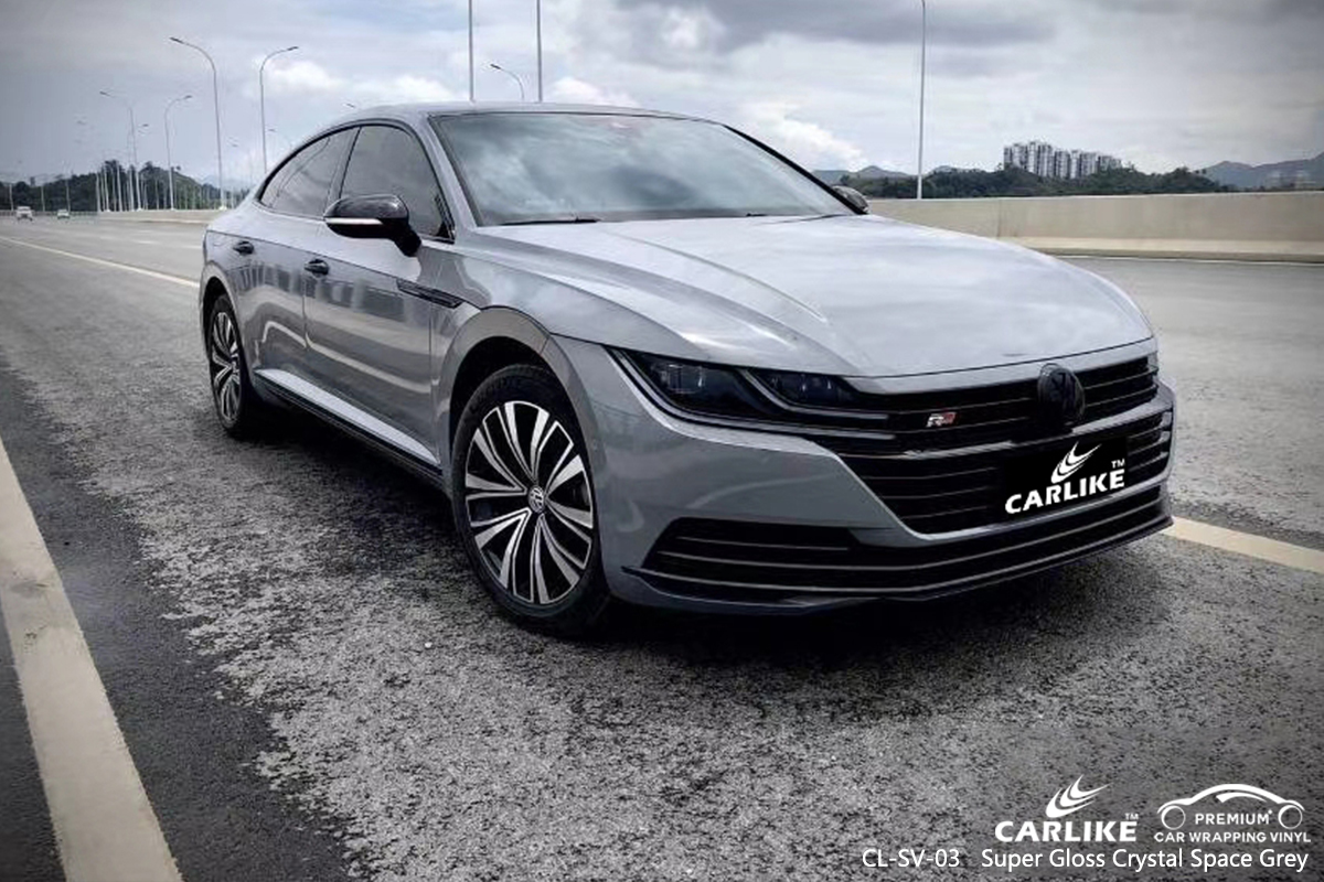 CL-SV-03 super gloss crystal space grey high gloss vinyl wrap for VOLKSWAGEN Mersin Turkey
