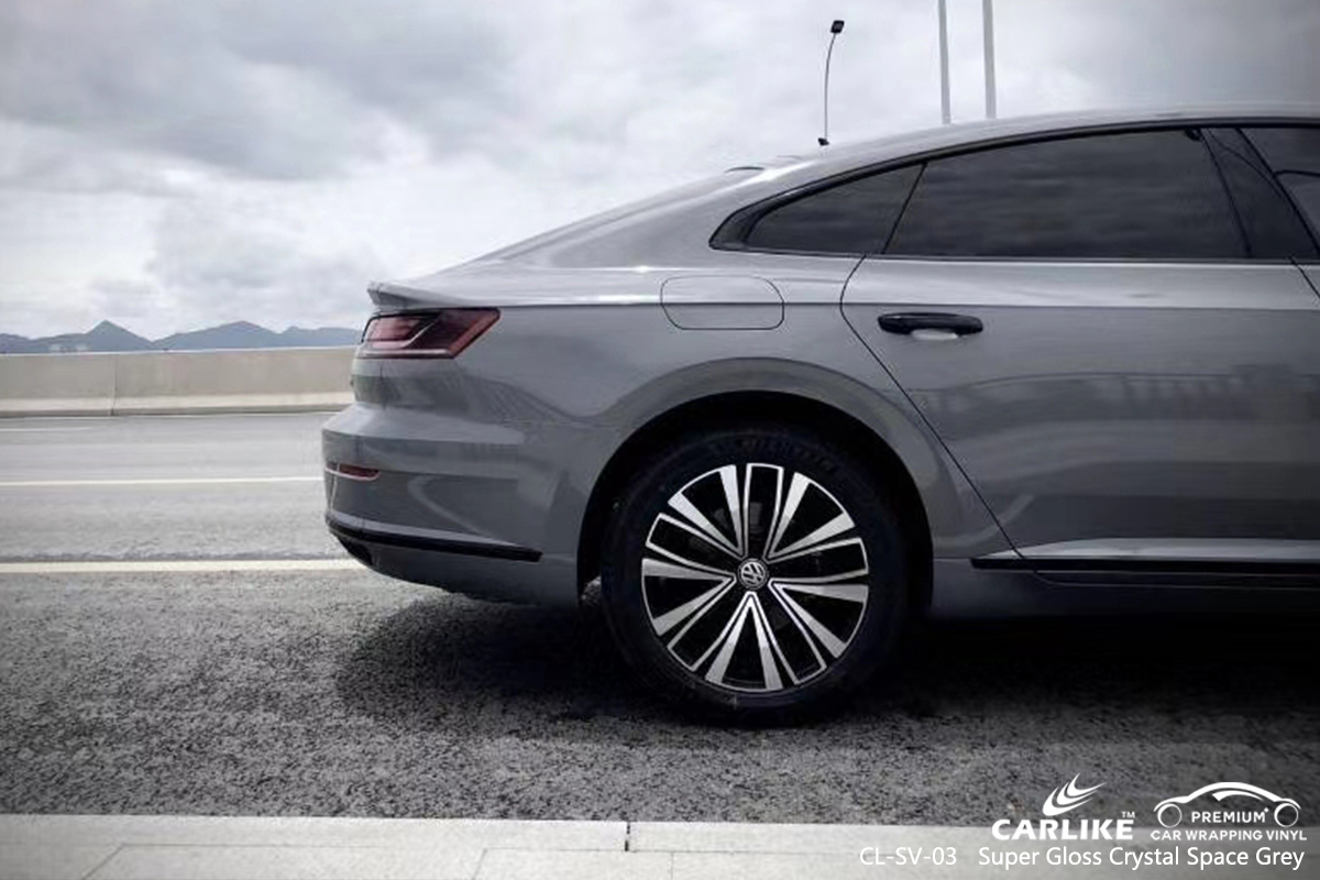CL-SV-03 super gloss crystal space grey high gloss vinyl wrap for VOLKSWAGEN Mersin Turkey