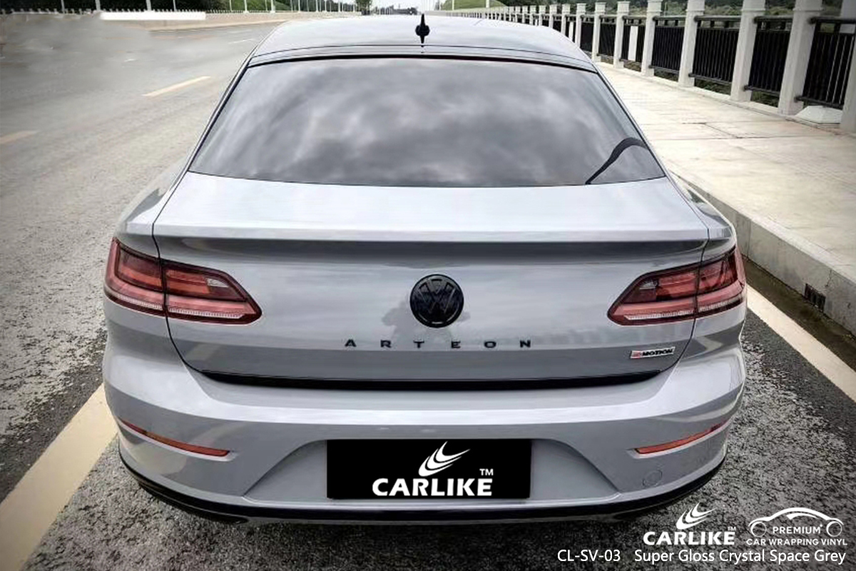 CL-SV-03 super gloss crystal space grey high gloss vinyl wrap for VOLKSWAGEN Mersin Turkey