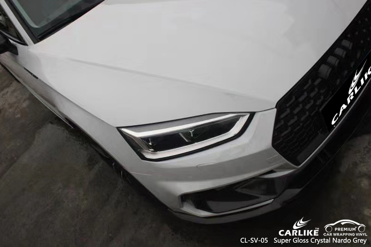 CL-SV-05 super gloss crystal nardo grey carbon fibre vinyl wrap for bikes for AUDI Tuguegarao Philippines