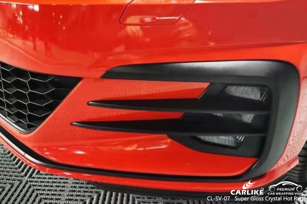 CL-SV-07 super gloss crystal hot red vinyl wrap gloss for VOLKSWAGEN Kocaeli Turkey