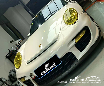 CL-SV-32 süper parlak kristal ışık fildişi tekne vinil şal PORSCHE San Fabian Filipinler için