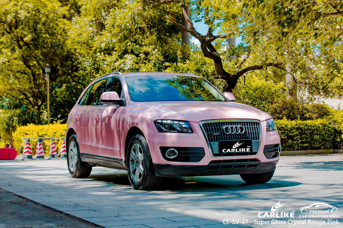 CL-SV-37 super gloss crystal rouge pink ppf film for AUDI Muntinlupa Philippines