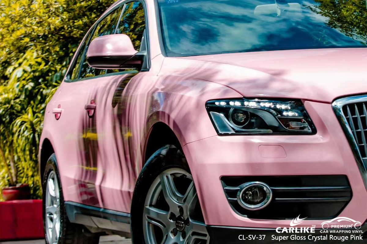 CL-SV-37 super gloss crystal rouge pink ppf film for AUDI Muntinlupa Philippines