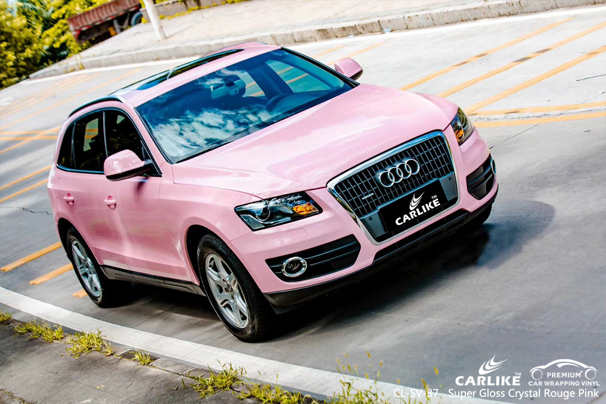CL-SV-37 super gloss crystal rouge pink ppf film for AUDI Muntinlupa Philippines