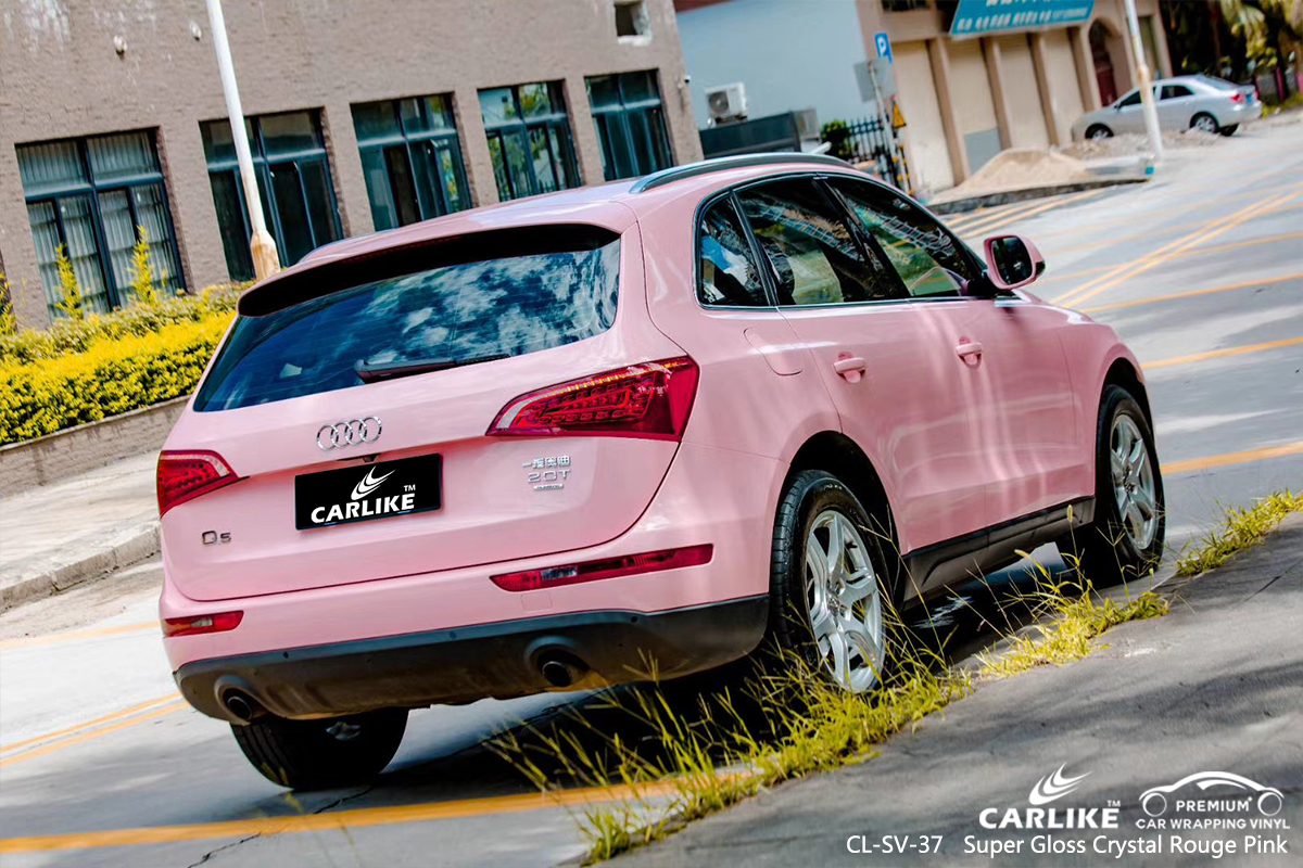 CL-SV-37 super gloss crystal rouge pink ppf film for AUDI Muntinlupa Philippines