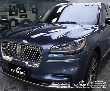 LINCOLN Dasmarinas Filipinler için CL-SV-40 süper parlak kristal porselen mavi vinil malzeme tedarikçileri