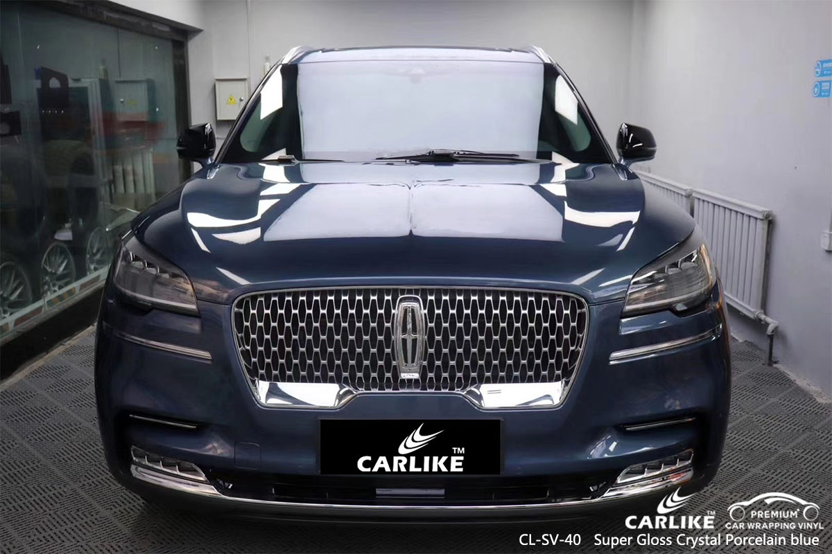 CL-SV-40 super gloss crystal porcelain blue vinyl material suppliers for LINCOLN Dasmarinas Philippines