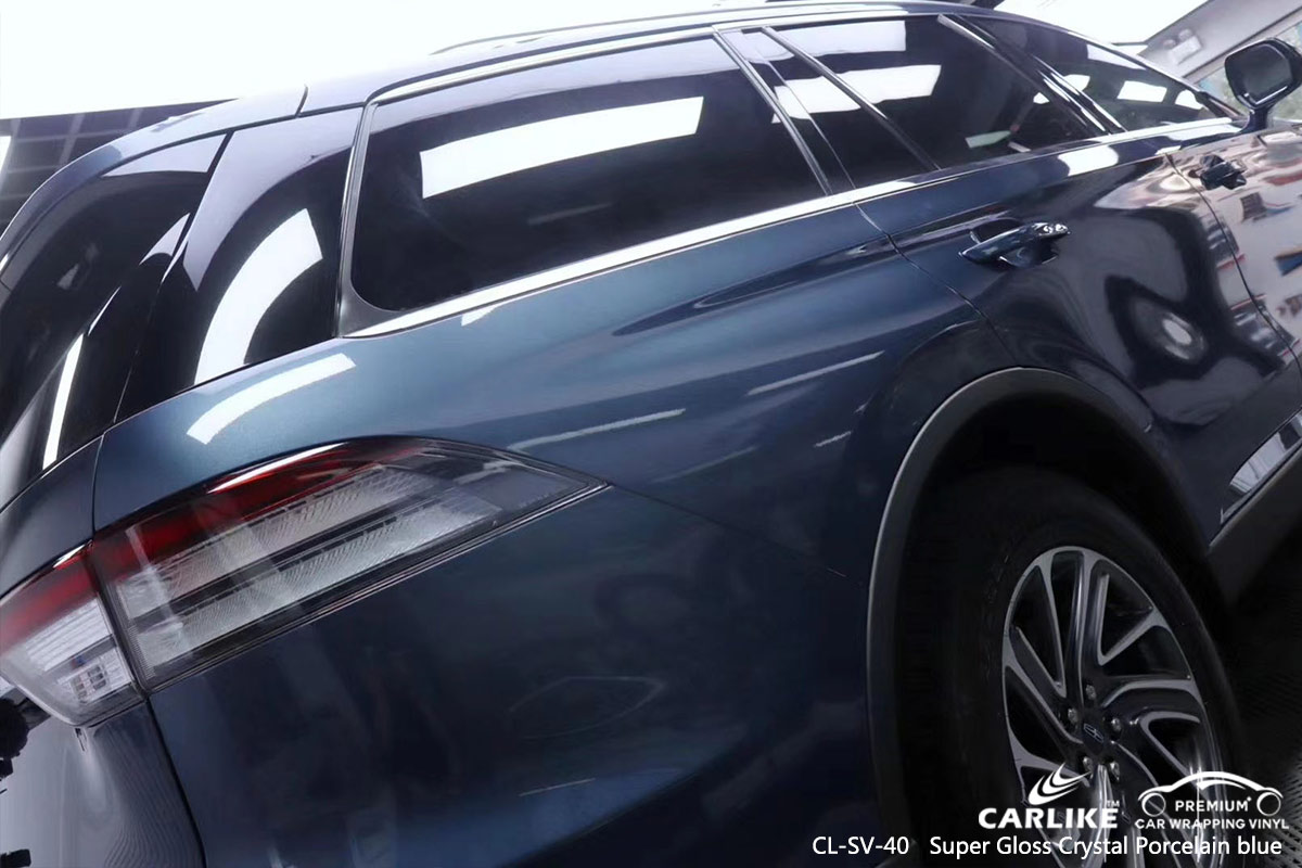 CL-SV-40 super gloss crystal porcelain blue vinyl material suppliers for LINCOLN Dasmarinas Philippines