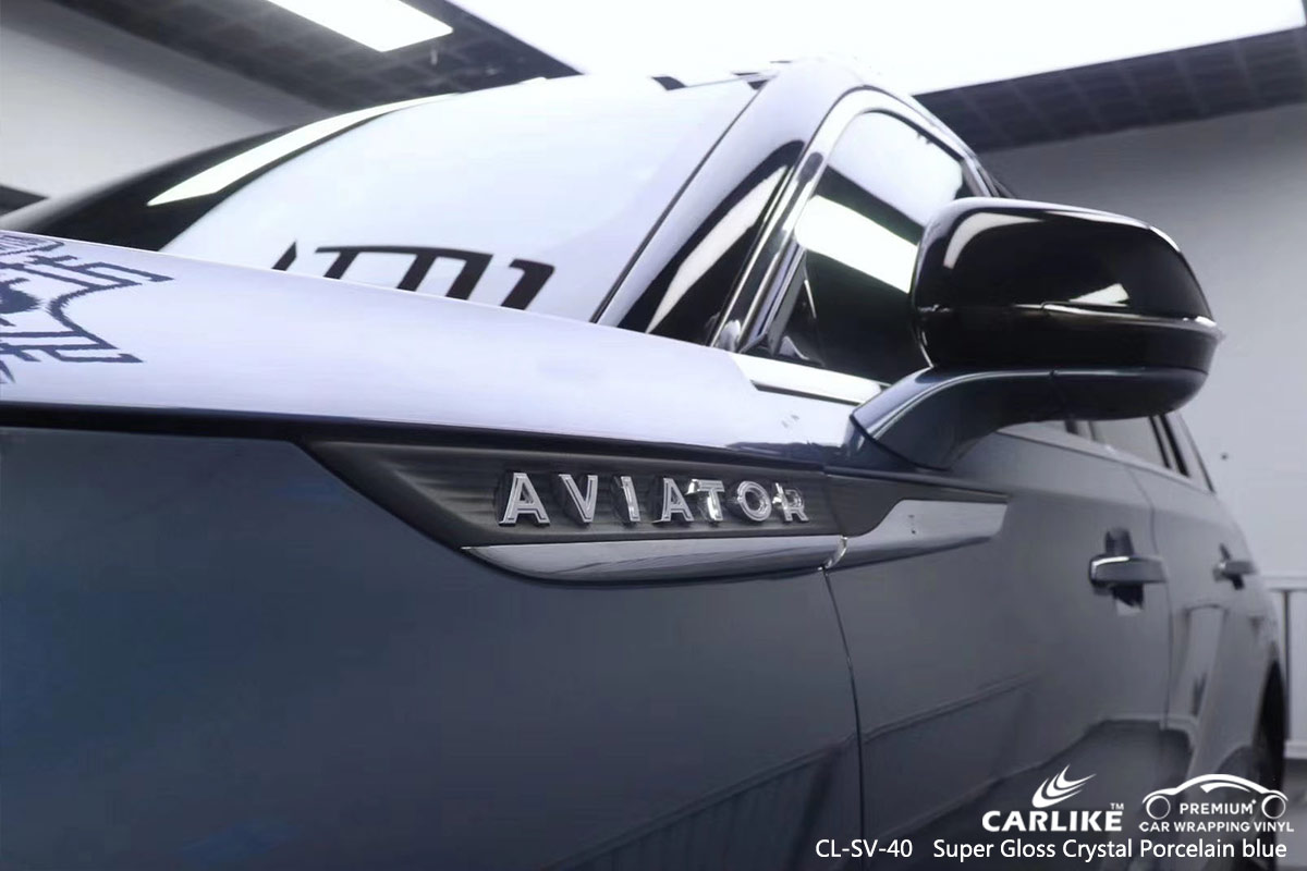 CL-SV-40 super gloss crystal porcelain blue vinyl material suppliers for LINCOLN Dasmarinas Philippines