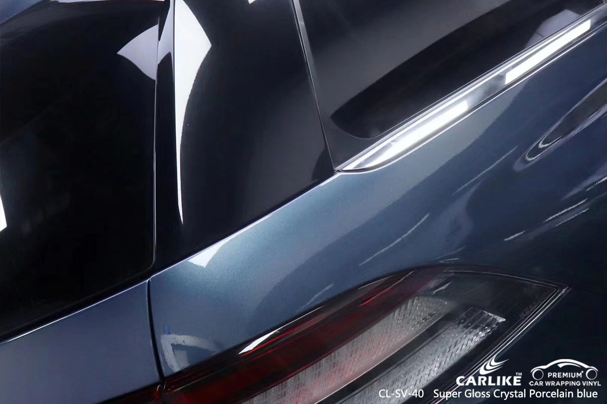 CL-SV-40 super gloss crystal porcelain blue vinyl material suppliers for LINCOLN Dasmarinas Philippines