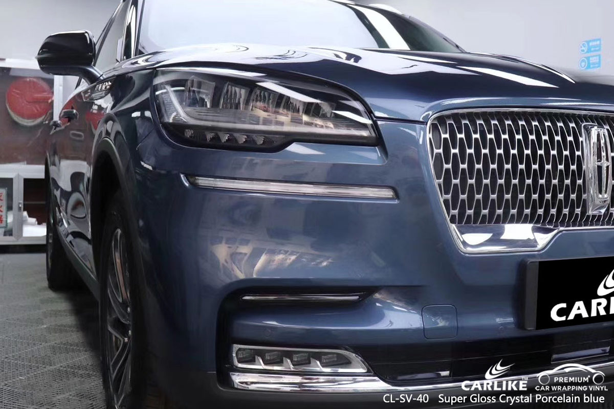 CL-SV-40 super gloss crystal porcelain blue vinyl material suppliers for LINCOLN Dasmarinas Philippines