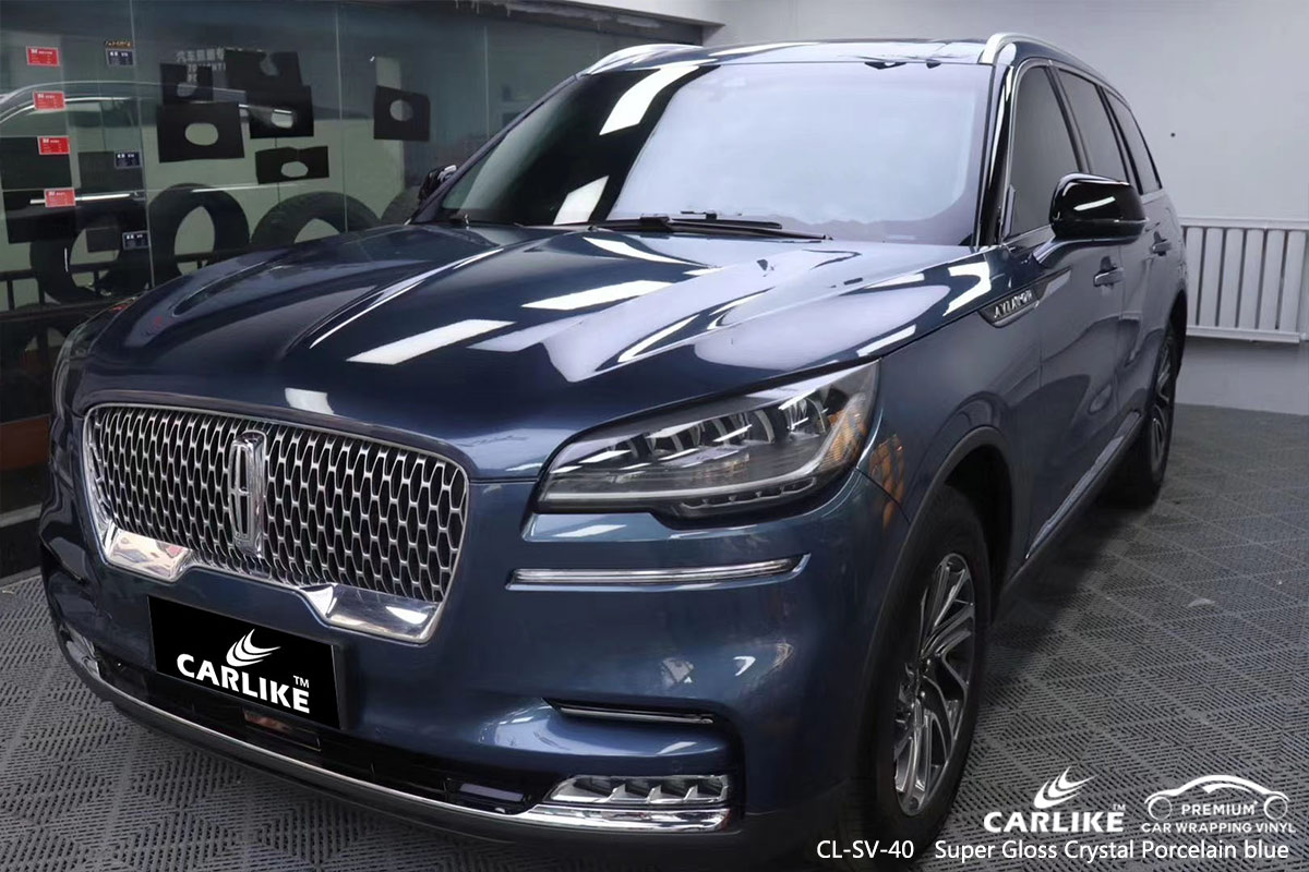 CL-SV-40 super gloss crystal porcelain blue vinyl material suppliers for LINCOLN Dasmarinas Philippines