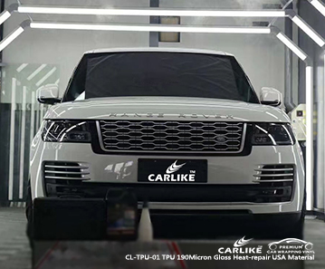 RANGE ROVER Manila Filipinler için CL-TPU-01 tpu 190 mikron parlak ısı onarım araba folyo