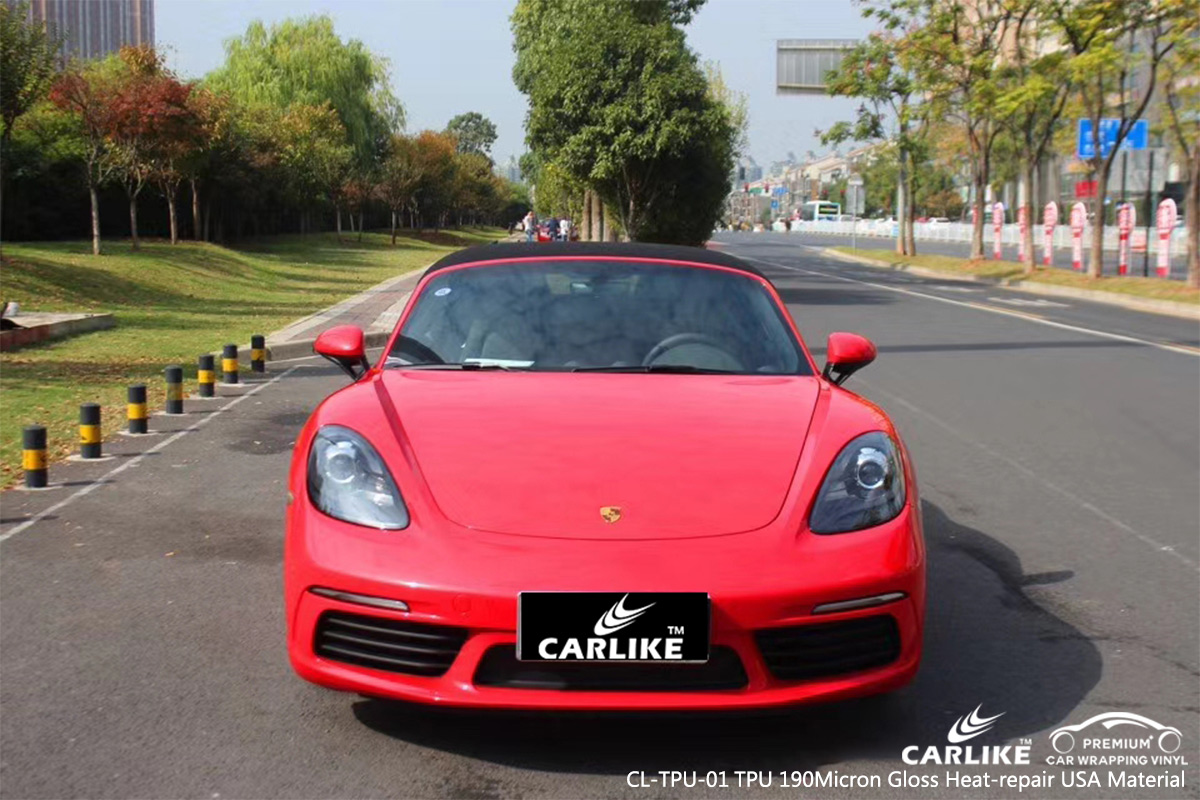 CL-TPU-01 tpu 190micron gloss heat-repair car wrapping for PORSCHE Iligan Philippines