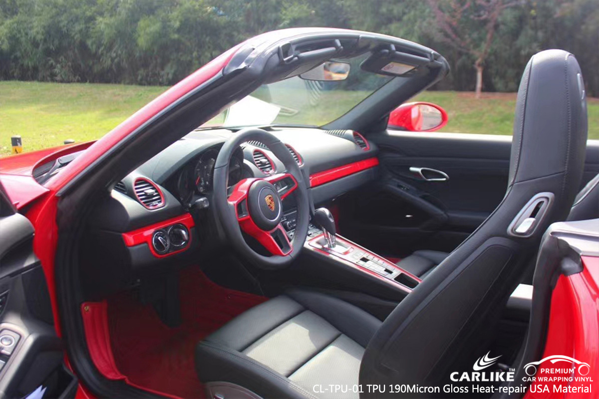 CL-TPU-01 tpu 190micron gloss heat-repair car wrapping for PORSCHE Iligan Philippines