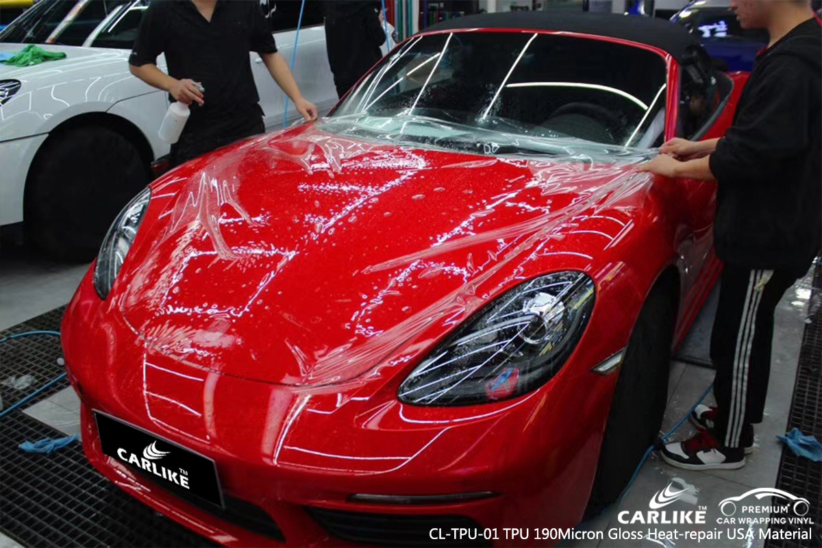 CL-TPU-01 tpu 190micron gloss heat-repair car wrapping for PORSCHE Iligan Philippines