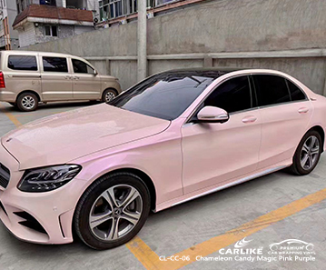 CL-CC-06 Chamäleon Bonbons Magic Pink Purple Vinyl Filme für MERCEDES-BENZ Aksaray Türkei