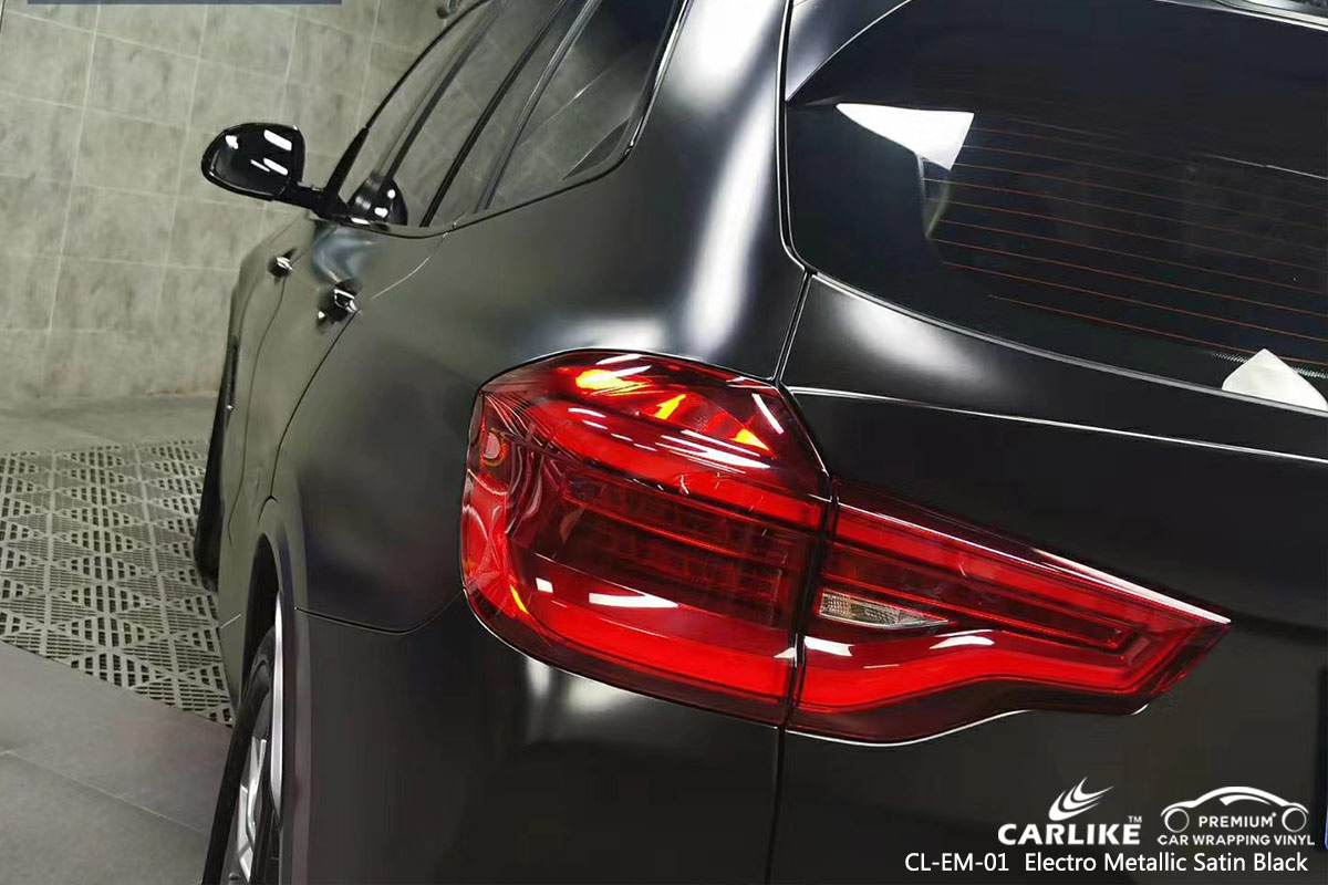 CL-EM-01 electro metallic satin black car foil for BMW Adiyaman Turkey