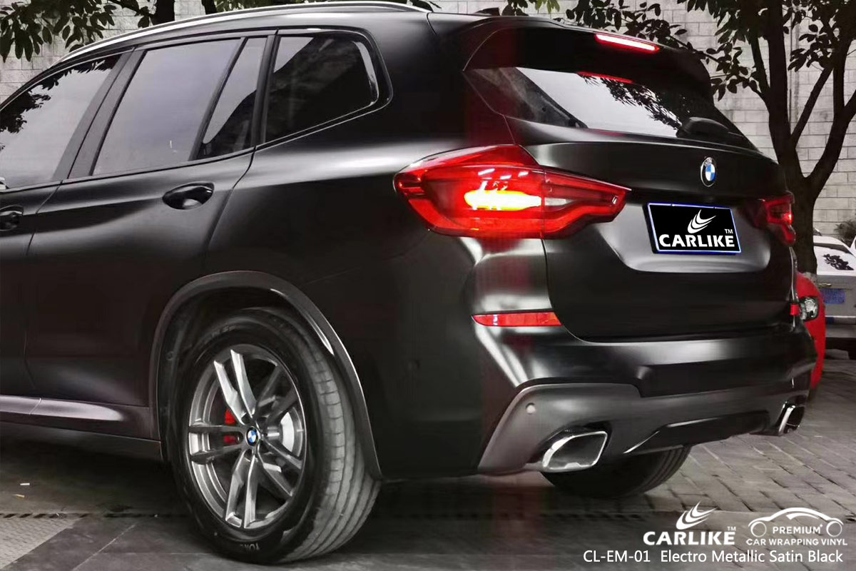 CL-EM-01 electro metallic satin black car foil for BMW Adiyaman Turkey