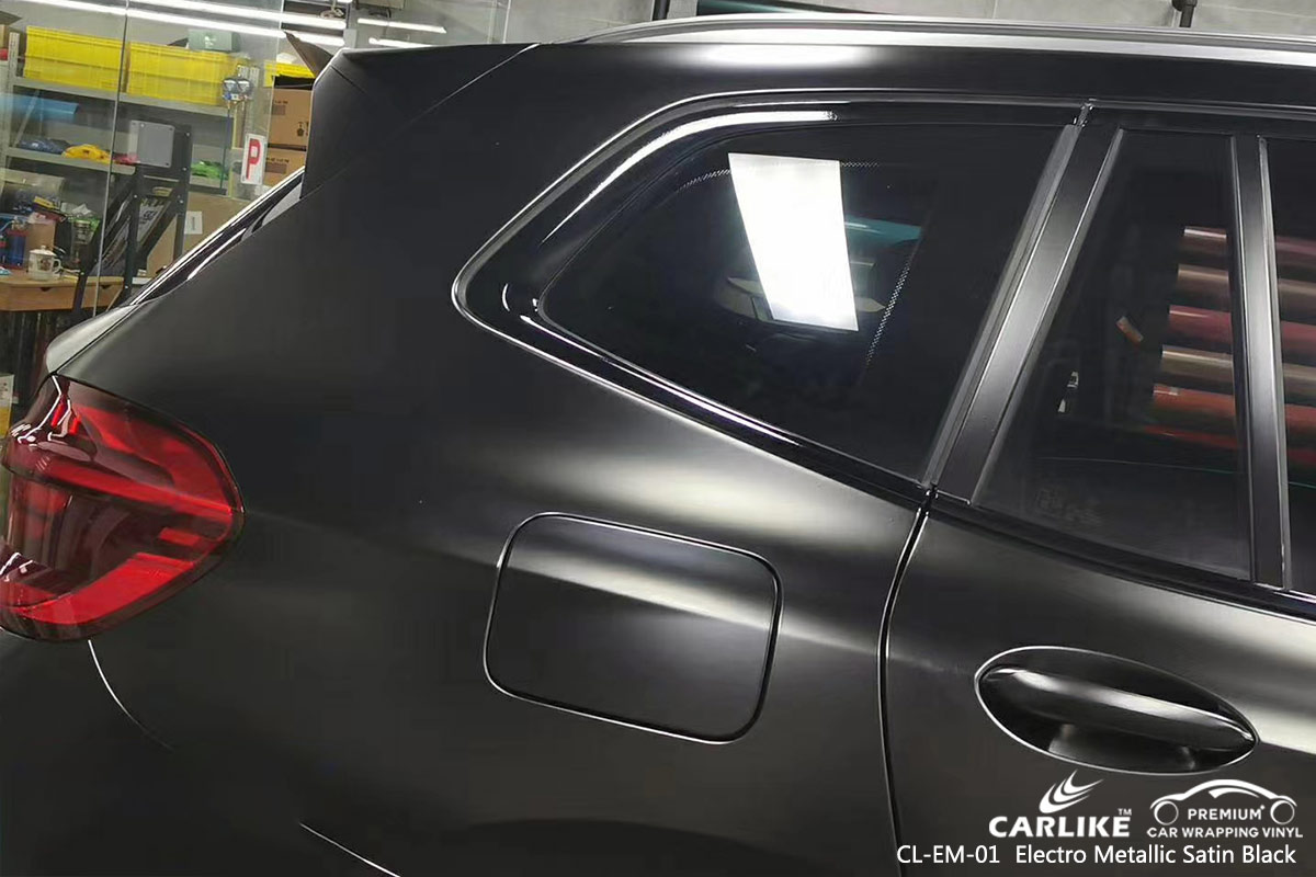CL-EM-01 electro metallic satin black car foil for BMW Adiyaman Turkey