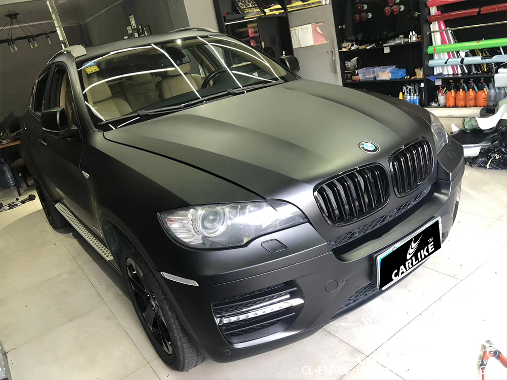 CL-EM-06 electro metallic titanium grey wrap car black matt for BMW Bilecik Turkey