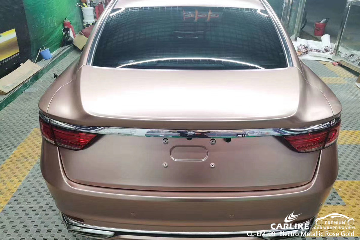 CL-EM-09 electro metallic rose gold vinyl wrapping for GEELY Kirsehir Turkey