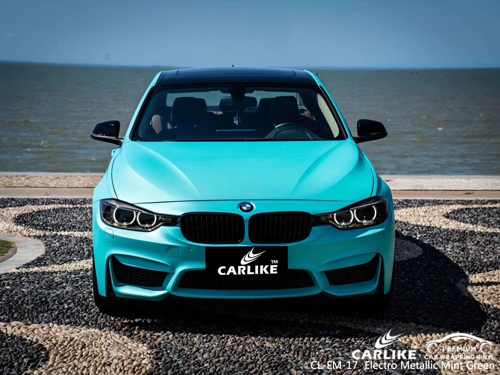 CL-EM-17 electro metallic mint green scooter car foil for BMW Van Turkey