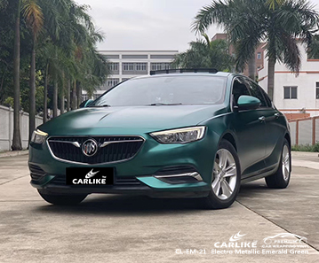 CL-EM-21 electro metallic emerald green vinyl wrapping for BUICK