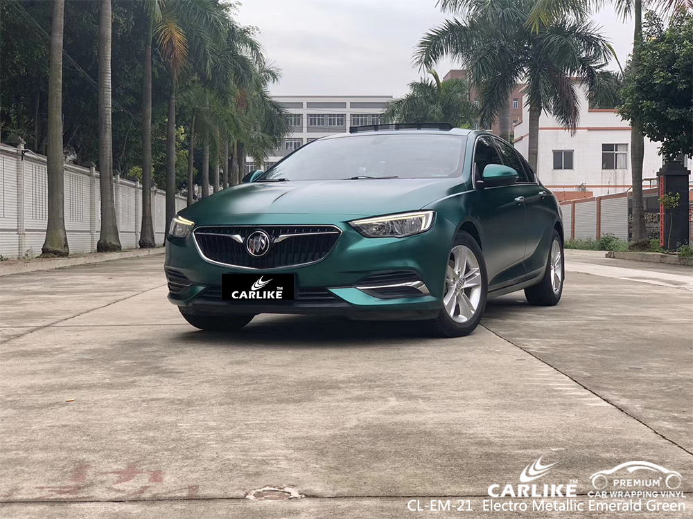 CL-EM-21 electro metallic emerald green vinyl wrapping for BUICK Tekirdag Turkey