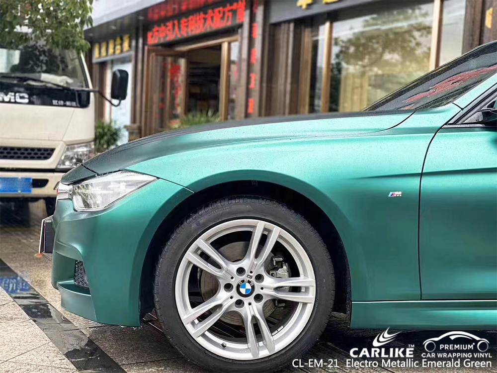 CL-EM-21 electro metallic emerald green boat car foil for BMW Sanliurfa Turkey