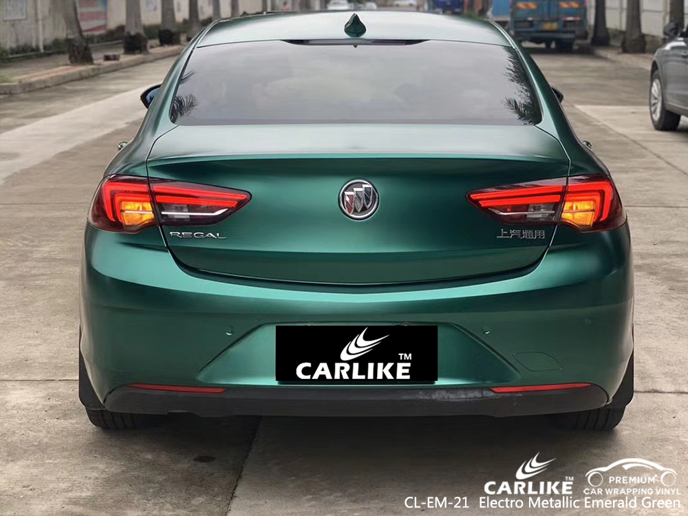 CL-EM-21 electro metallic emerald green vinyl wrapping for BUICK Tekirdag Turkey