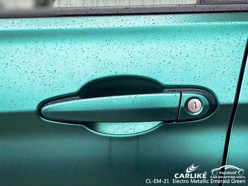 CL-EM-21 electro metallic emerald green boat car foil for BMW Sanliurfa Turkey