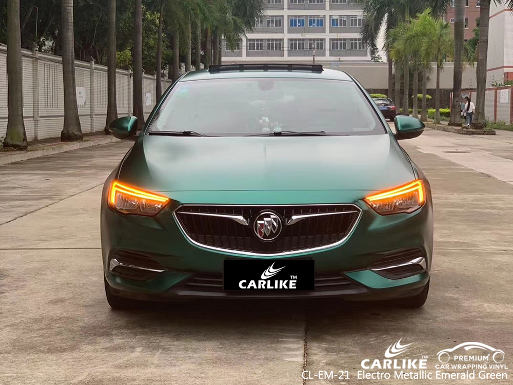 CL-EM-21 electro metallic emerald green vinyl wrapping for BUICK Tekirdag Turkey