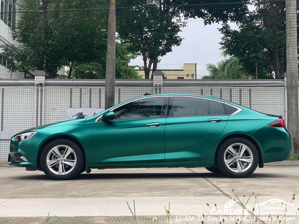 CL-EM-21 electro metallic emerald green vinyl wrapping for BUICK Tekirdag Turkey