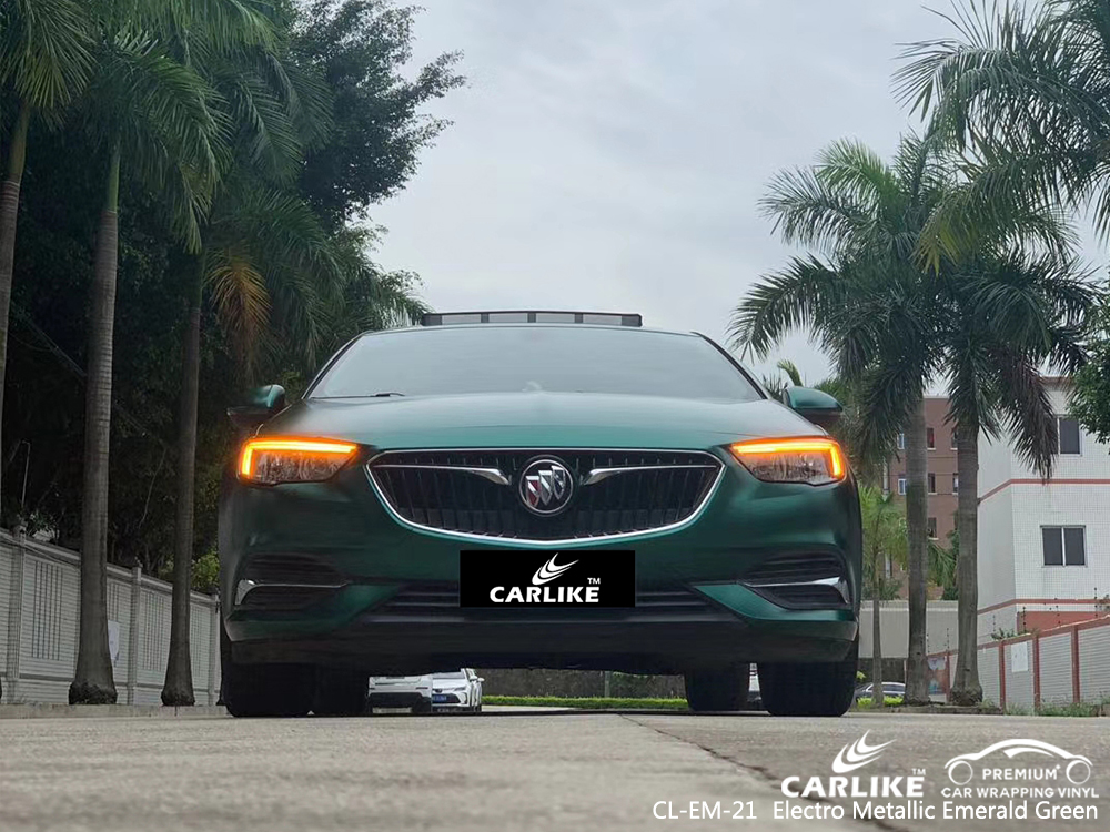CL-EM-21 electro metallic emerald green vinyl wrapping for BUICK Tekirdag Turkey