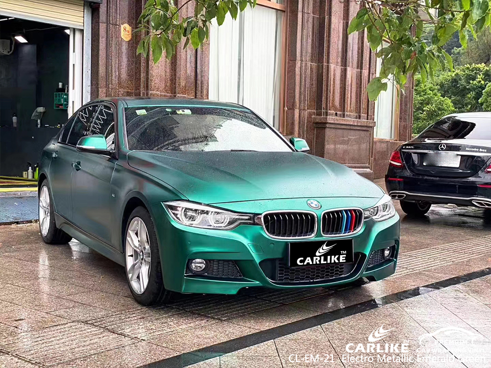 CL-EM-21 electro metallic emerald green boat car foil for BMW Sanliurfa Turkey