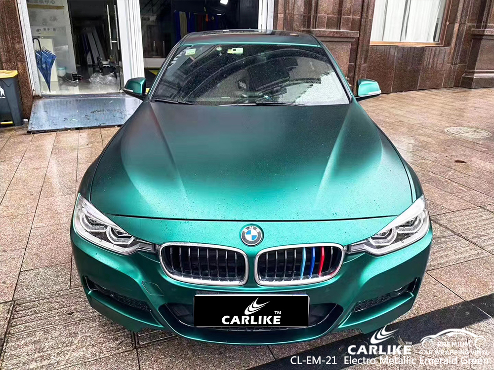 CL-EM-21 electro metallic emerald green boat car foil for BMW Sanliurfa Turkey