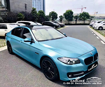 BMW Afyonkarahisar Türkiye için CL-EM-24 elektro metalik göl mavisi vinil şal