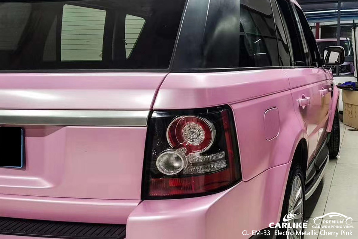 CL-EM-33 electro metallic cherry pink vinyl films for LAND ROVER Nevsehir Turkey