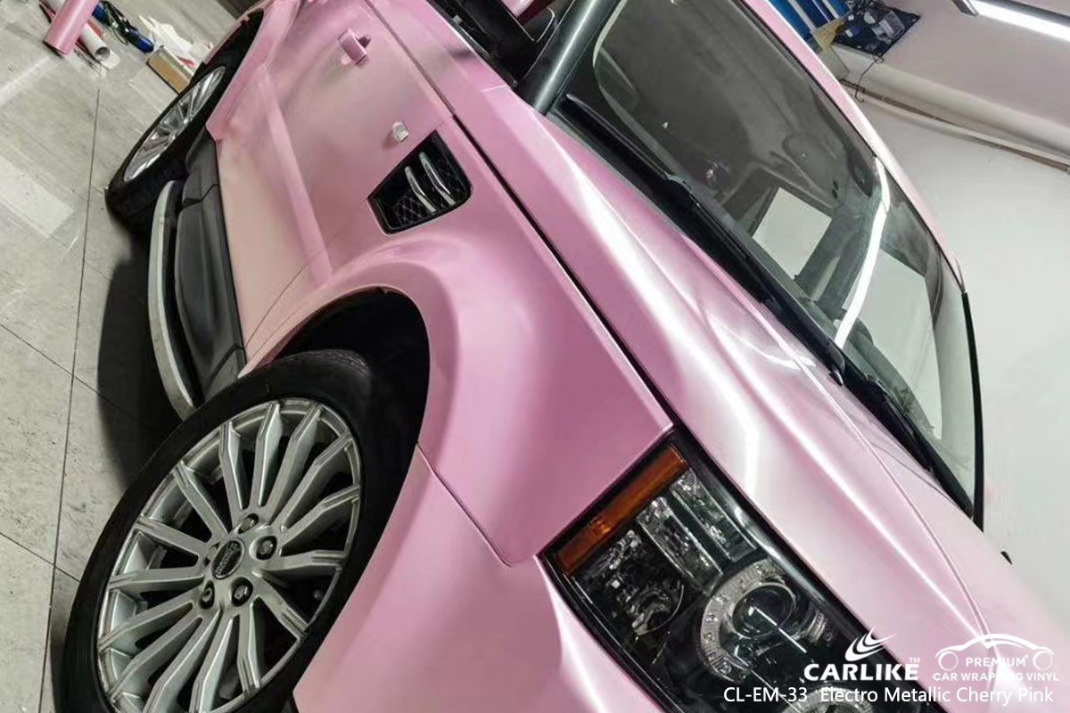 CL-EM-33 electro metallic cherry pink vinyl films for LAND ROVER Nevsehir Turkey