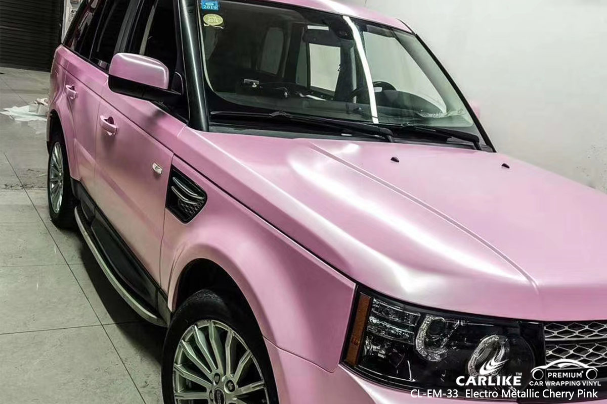 CL-EM-33 electro metallic cherry pink vinyl films for LAND ROVER Nevsehir Turkey