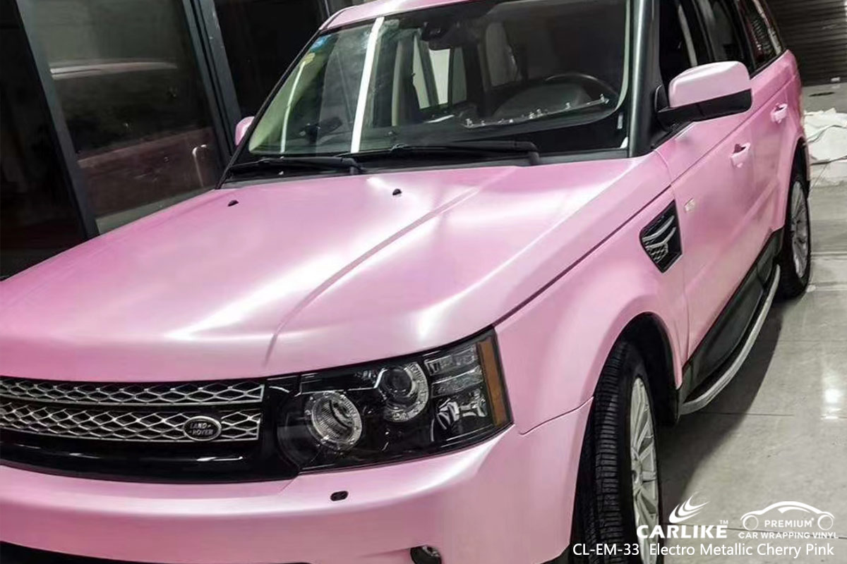 CL-EM-33 electro metallic cherry pink vinyl films for LAND ROVER Nevsehir Turkey